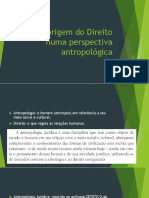 1a DIMENSAO DA ANTROPOLOGIA JURIDICA