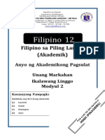 FILIPINO 12 - Q1 - Mod2 - Akademik
