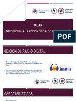 2020 - Taller - Introducción A La Edición Digital de Audio en Radio