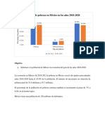 Indice de Pobreza en México en Los Años 2018-2020