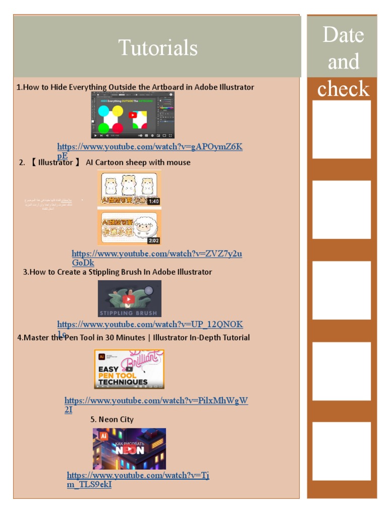 Date and Check Tutorials 1.how To Hide Everything Outside The Artboard