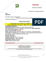 Cotizacion N°2478 Dominion (FDZN30 FSV4300)