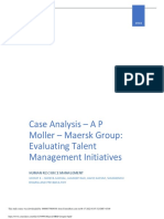 Case Analysis - A P Moller - Maersk Group: Evaluating Talent Management Initiatives