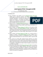 2009 - D.S. 253 Contratacion Del Personal Docente