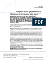 (Journal of Neurosurgery - Spine) Effects of The Difference Between Lumbar Lordosis in The Supine and Standing Positions On The Clinical Outcomes of Decompression Surgery For Lumbar Spinal Stenosis