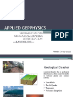 Applied Gepphysics: Geoelectric For Geological Disaster Investigation