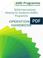 Operational Handbook: The ASEAN International Mobility For Students (AIMS) Programme