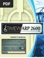 Time Warp 2600 Manual