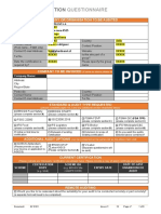 GF0101 Generic Food Certification Questionnaire