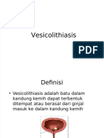 Vesicolithiasis