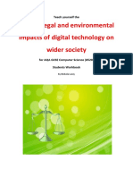 Teach Yourself Ethical, Legal and Environmental Impacts of Digital Technology (AQA)