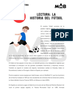 Lectura La Historia Del Futbol