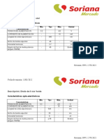 Datos Técnicos Leds Soriana
