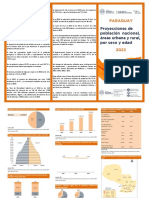 Proyeccion de La Población Triptico 2022 Ine