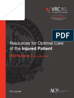 Resources For Optimal Care of The: Injured Patient