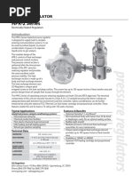 hpr2 Regulator For Model 933 Analyzer PN 300-9478