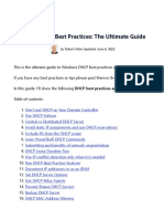 DHCP Best Practices Guide