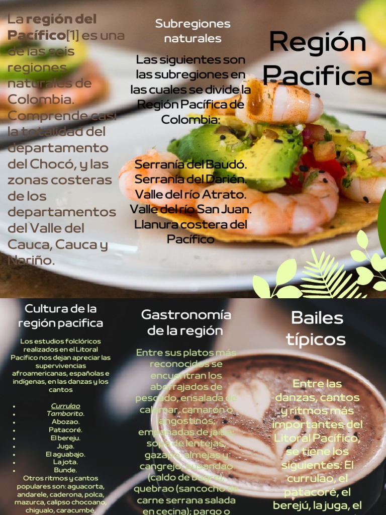 Regin Pacifica Colombiana | PDF | Alimentos | Cocina de las Americas