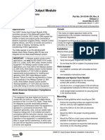 IOM3721 Input/Output Module: Installation Instructions