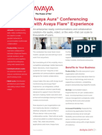 AvayaAuraConf FlareExp For Enterprise Wide Collaboration Brochure