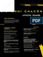 Athletic Trainer Panameño Giovanni Chacón