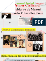 6° PS - Gobierno de Manuel Pardo y Lavalle I.