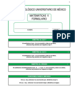 Formulario Matemáticas V TUM