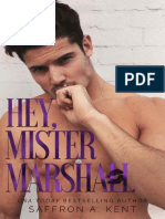 Hey Mister Marshall ST Marys Rebels Book 4 Saffron A Kent 1