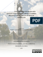 Evaluación de La Penetración de Emulsión Asfáltica en Bases Granulares de La Empresa Procopal S.A en El Proceso de Riego de Imprimación