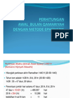 13-14perhitungan Awal Bulan Qamariyah Ephemeris