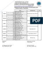 Daftar Piket Minggu Genap TP 2022-2023