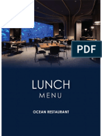 Ocean Lunch Menu