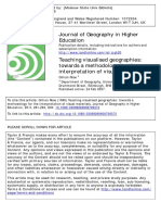 Rose (1996) Teaching Visualised Geographies - Towards A Methodology For The Interpretation of Visual Materials