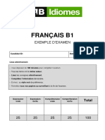 B1 Francais