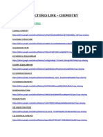 Jee Lectures Link - Chemistry