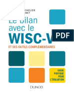 Le Bilan Avec Le Wisc-V Et Ses Outils Complémentaires. Guide Pratique Pour l'Évaluation-2017
