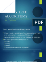 Binary Tree Algorithms