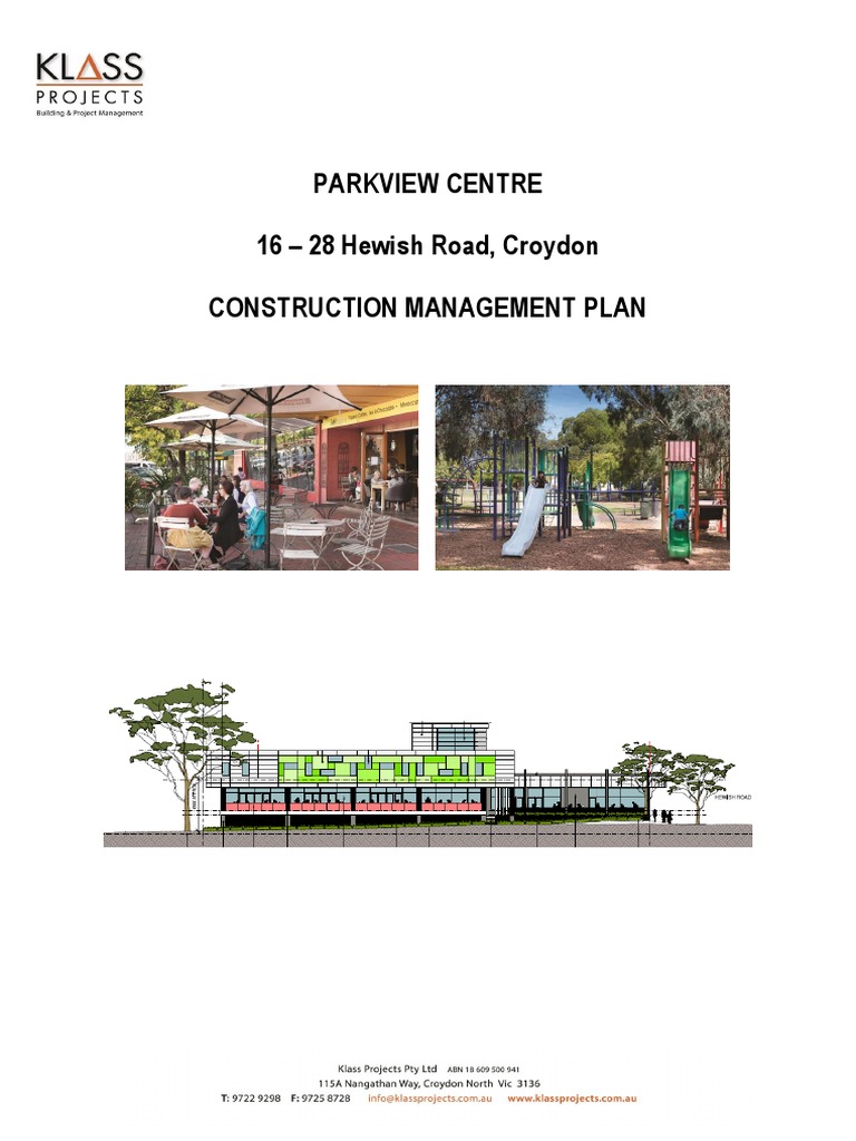 Construction Management Plan PDF Concrete Recycling