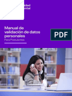 Manual Validacion de Datos Personales