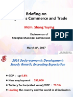 2017 Briefing On Shanghai's Commerce and Investment