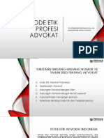 Kode Etik Profesi Advokat