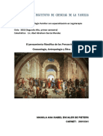 El Pensamiento Filosófico de Los Presocráticos. Gnoseología, Antropología y Ética