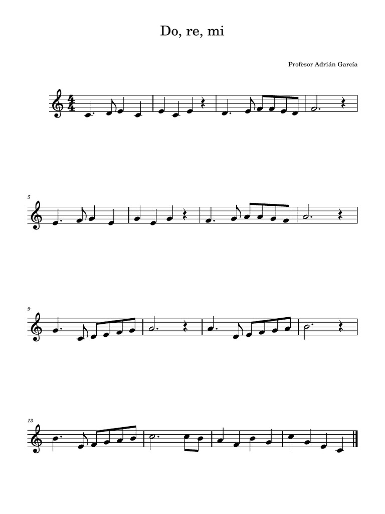 Do, Re, Mi | PDF