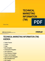 Technical Marketing Information (TMI) : Shane Gilles