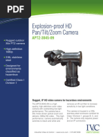 Explosion-Proof HD Pan/Tilt/Zoom Camera: APTZ-3045-09