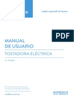 Manual Del Usuario Tostadora BT PM2BAR1
