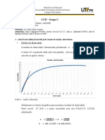 CCH - Grupo C: 1 - Através Dos Dados Fornecido Pelo Ensaio de Tração, Determinar