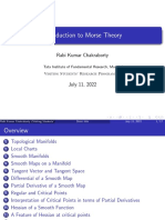 Introduction To Morse Theory: Rabi Kumar Chakraborty