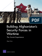 Building Afghanistans Security Forces in Wartime The Soviet Experience