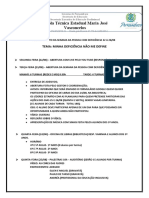 Planejamento Semana Pessoa Com Deficencia